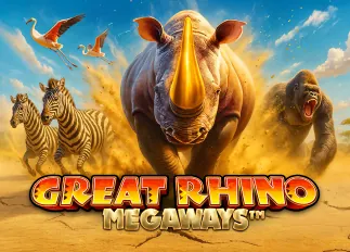 แจกเครดิตฟรี 50 Great Rhino Megaways ทดลองเล่นฟรี